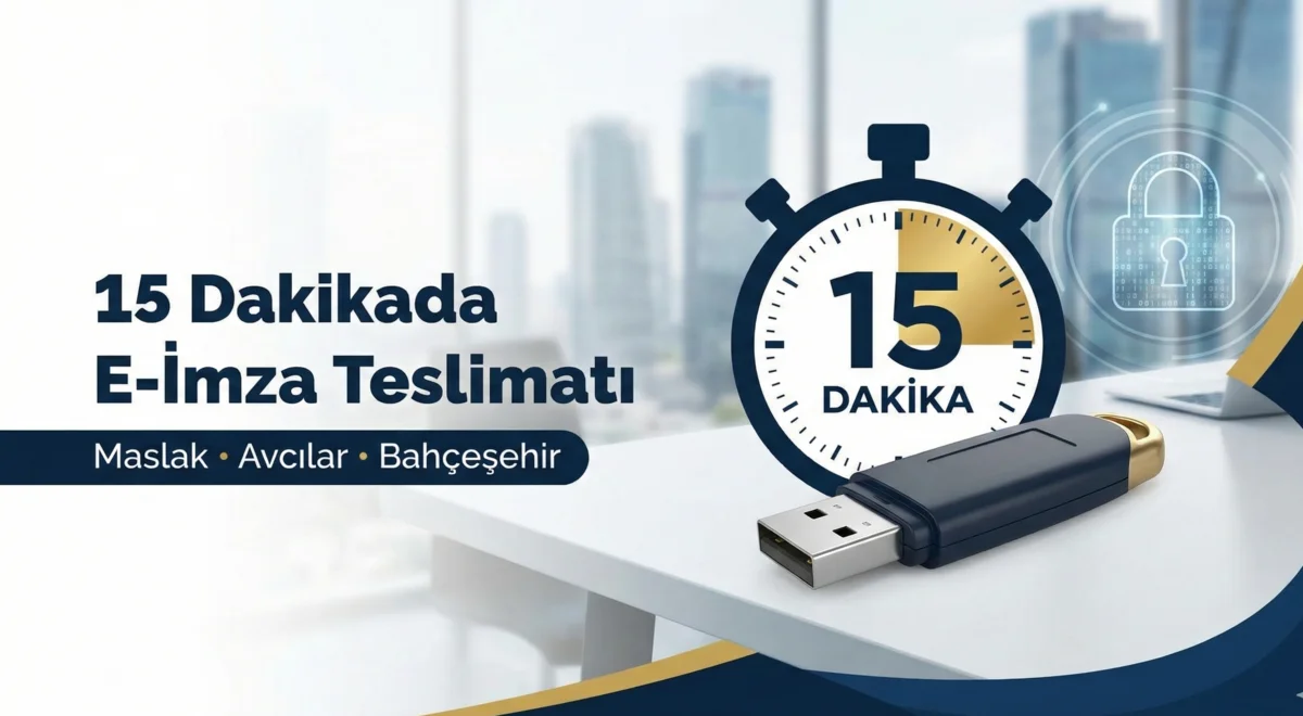 E-İmza USB Token - Brosan E-İmza İstanbul yetkili bayi 15 dakikada e-imza teslimatı
